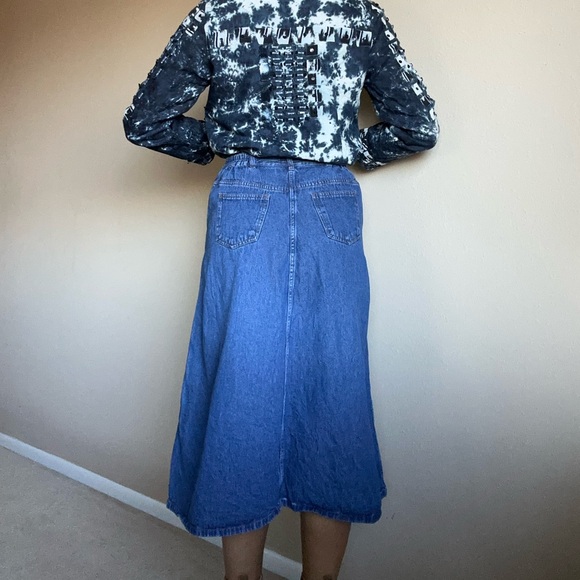 Denim maxi skirt - Picture 6 of 6
